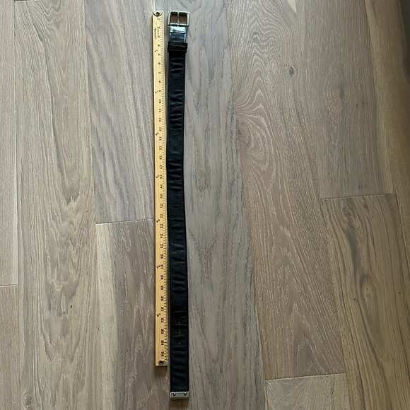 Gucci black canvas belt with silver hardware. Worn once! - Picture 8 of 9